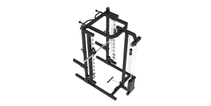 2 piece adjustable squat rack