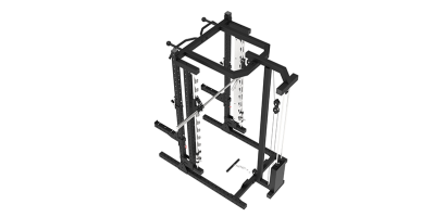 2 piece adjustable squat rack