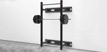 fold down squat rack