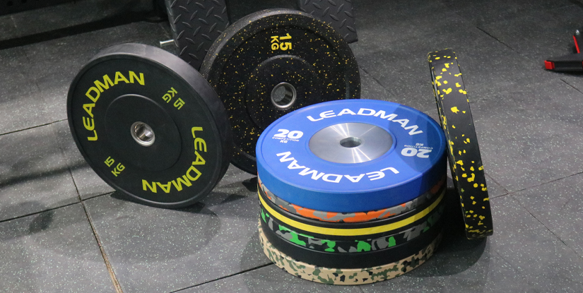 gym set rubber plates