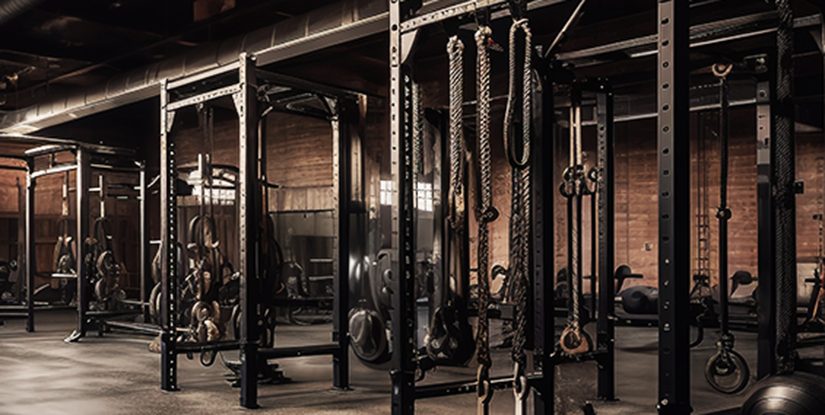 wall mounted squat rack with bench