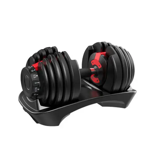 Adjustable Dumbbells with 15 Gear Settings for Versatility