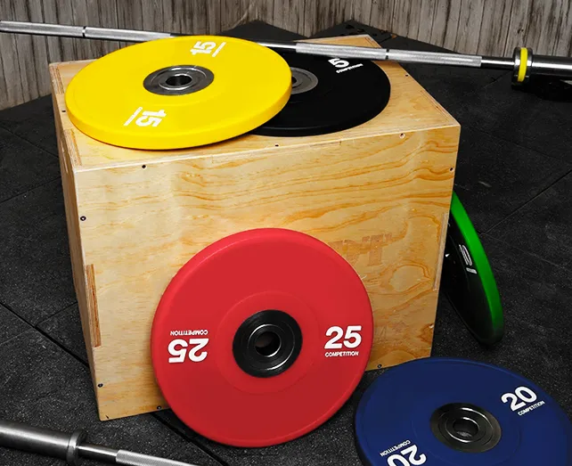 China Made Bumper Plates and Weightlifting Equipment Available