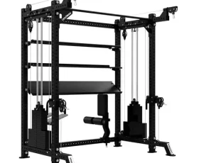 Compact Strength Training Equipment with Customizable Dumbbell Racks