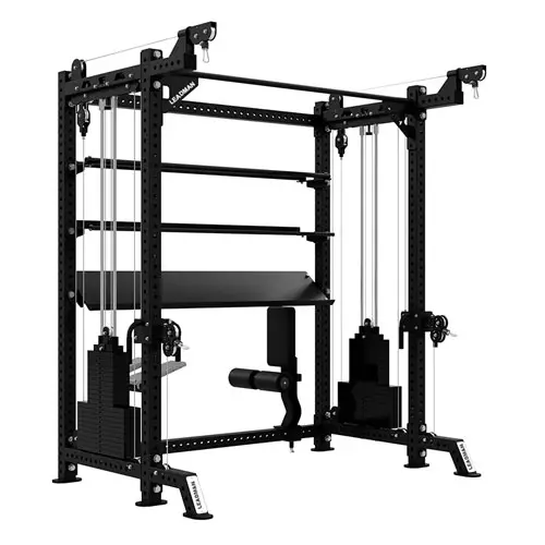 Compact Strength Training Equipment with Customizable Dumbbell Racks