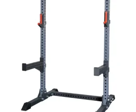 Customizable Half Squat Rack with Rig Attachment Compatibility