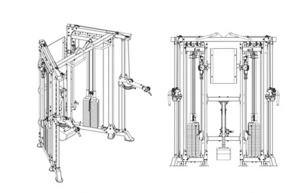 Functional Trainer Machine Multi Functional Trainer Machines Complementary Fitness Equipment