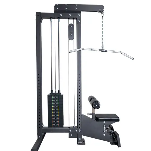 Lat Pulldown Functional Trainer Machine with Smooth Resistance