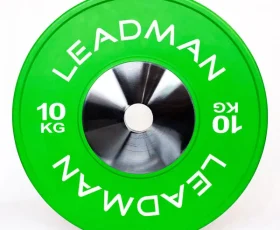 Leadman Fitness Color Olympic Weight Plates for Accurate Weight Training