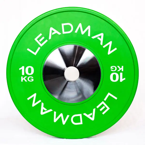 Leadman Fitness Color Olympic Weight Plates for Accurate Weight Training