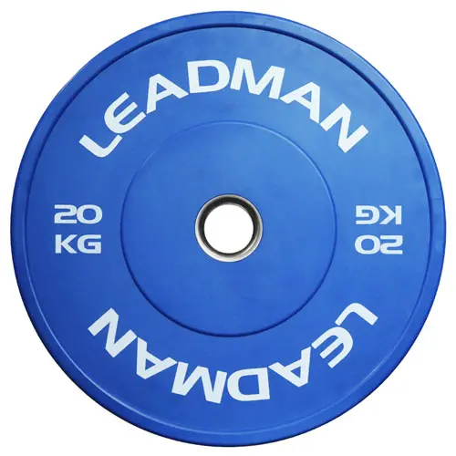 Leadman Fitness Customizable Color Rubber Weight Plates for Gym Equipment