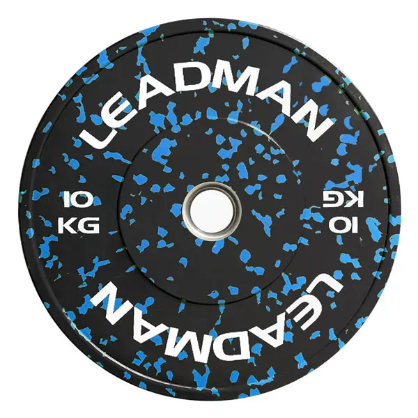 Leadman Fitness High-Performance Fleck Rubber Weight Plates for Olympic Lifts