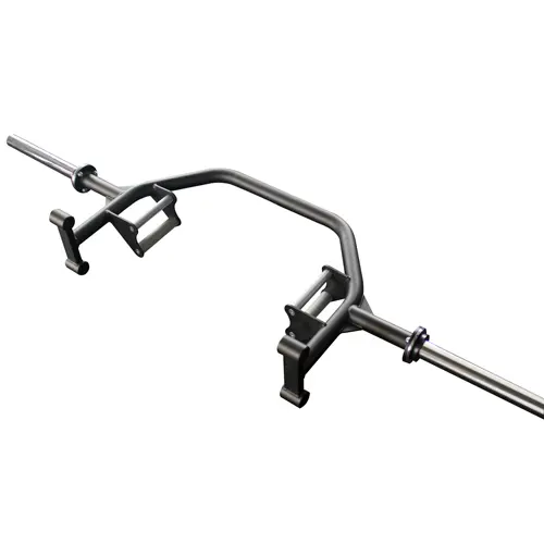 Leadman Fitness Lightweight Open Trap Barbell for Convenient Gym Use