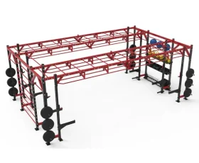 Leadman Fitness Multi-function Combination Strength Power Squat Rack