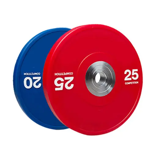 Leadman Fitness Professional PU Bumper Olympic Plates for Strength Training