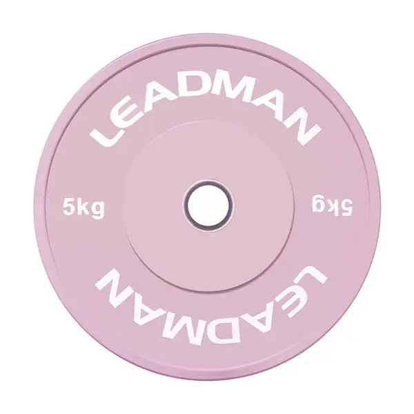 Leadman Fitness Stylish Macaron Rubber Weight Plates for Women’s Workouts