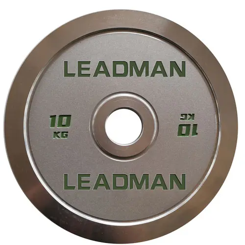 Leadman Fitness Versatile Stainless Steel Iron Plates for Weightlifting Stations