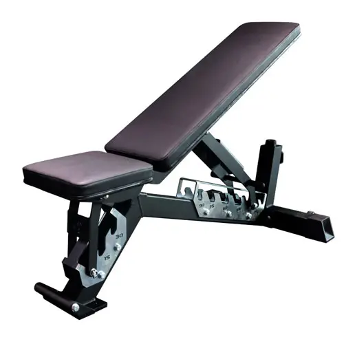 MD005 Adjustable Weight Bench with Triangle Strengthening Plate