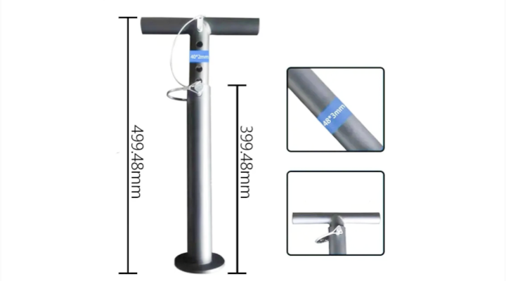 Robust 3mm Thick Steel Pipe Handle