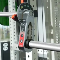 Safety Squat Special Barbell features ergonomic design