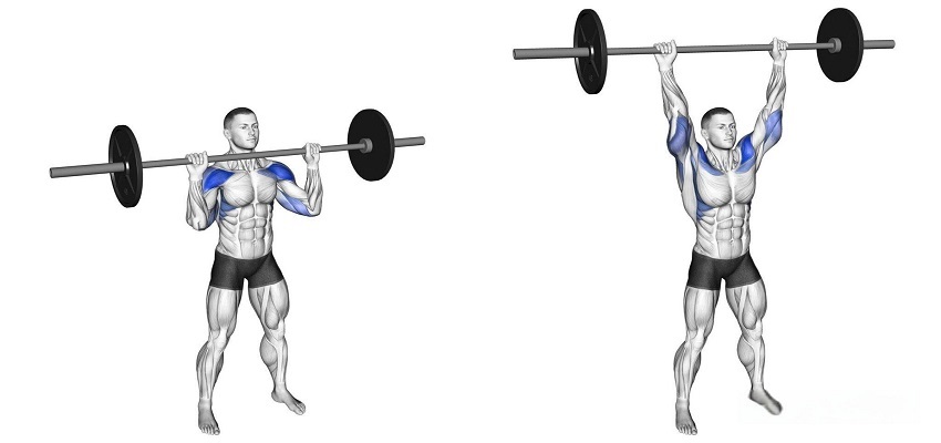 what is a barbell front raise